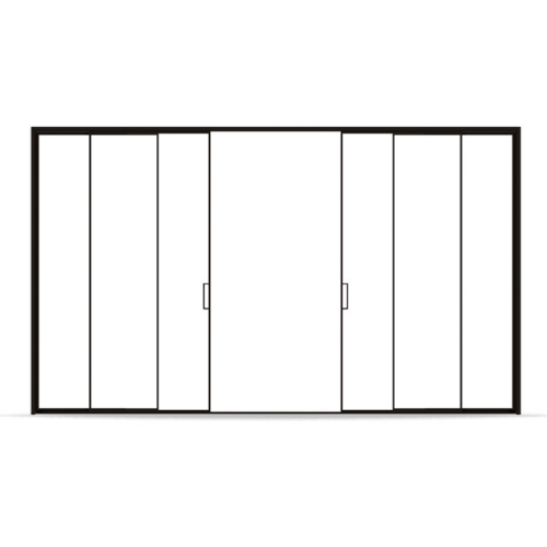 Кухонная раздвижная дверь узкая сторона